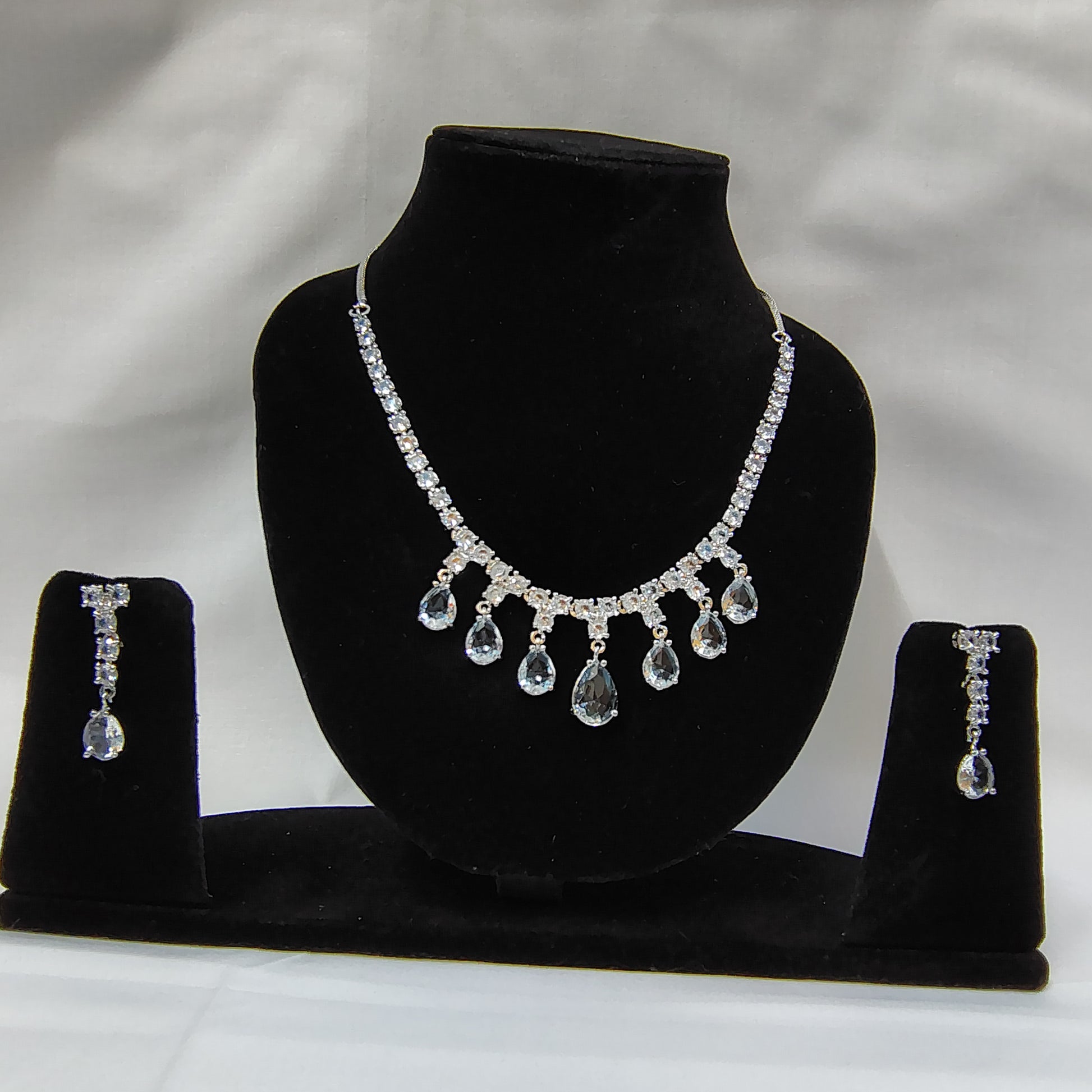 Crystal Cascade Teardrop Set