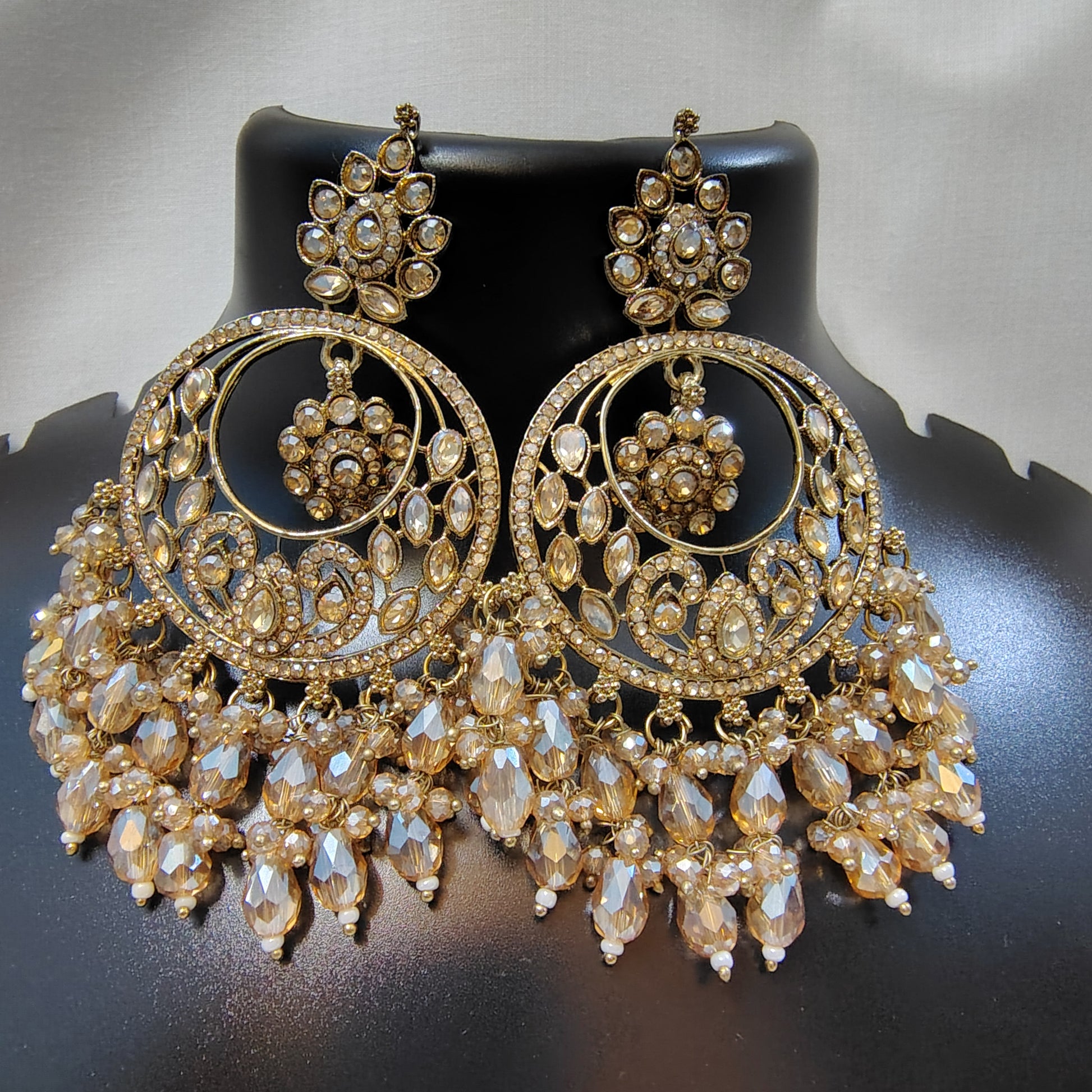 Sunburst Royale Chandbali Golden