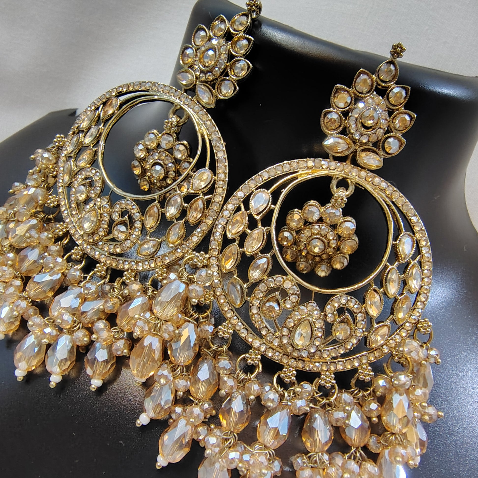 Sunburst Royale Chandbali Golden