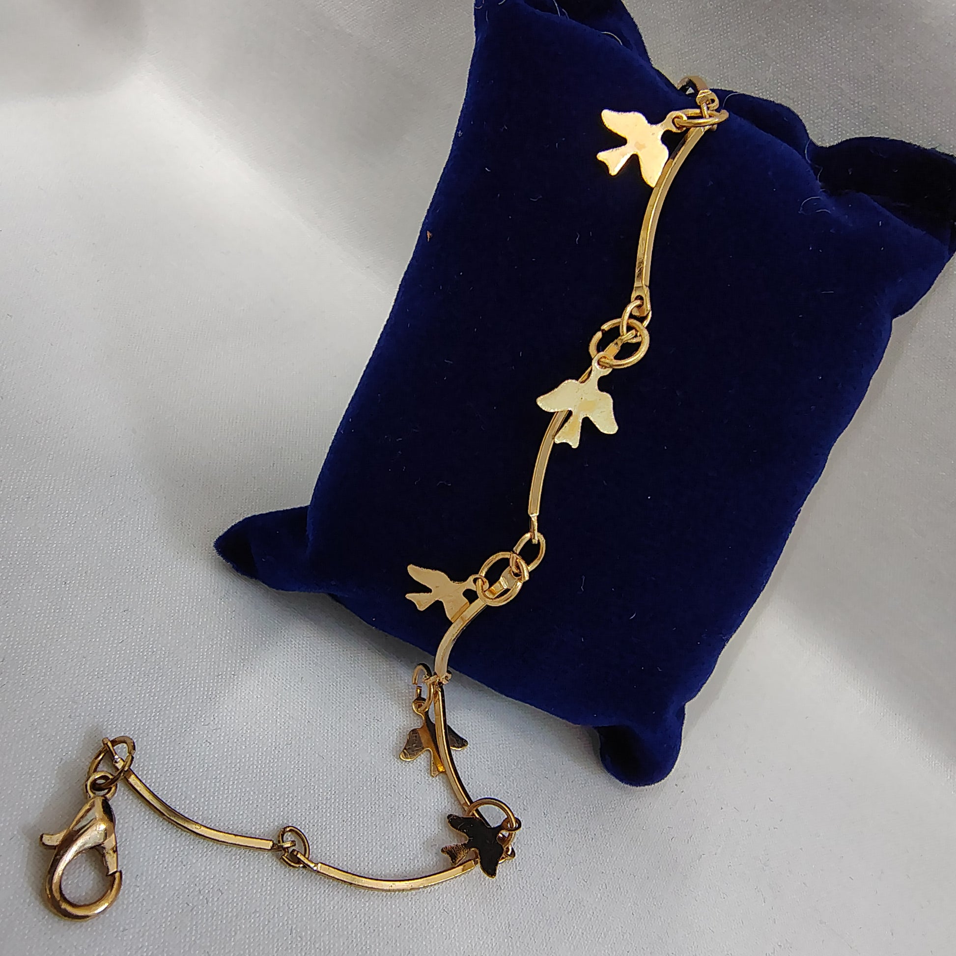 Golden Flight Charm Bracelet