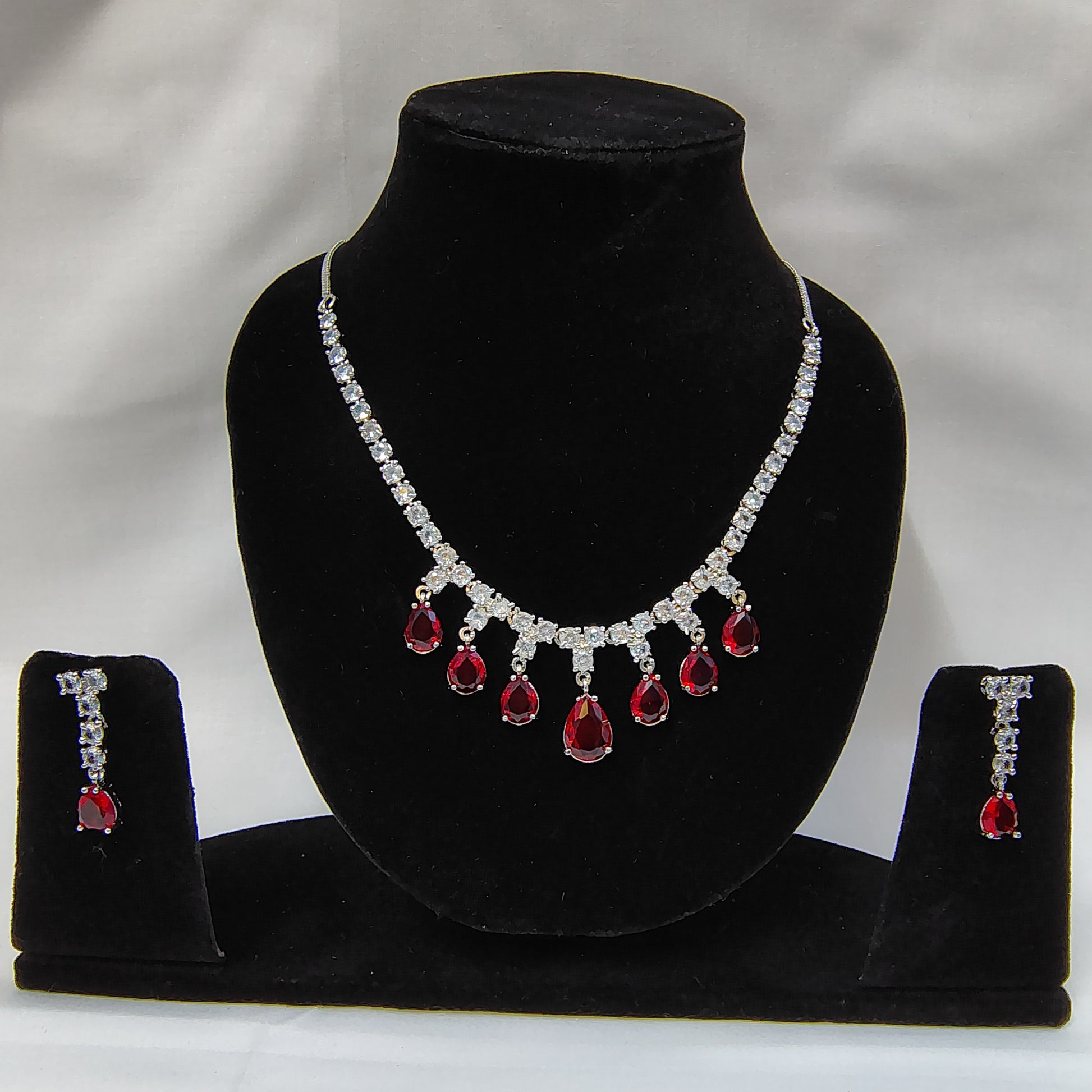 Ruby Dewdrop Elegance Set