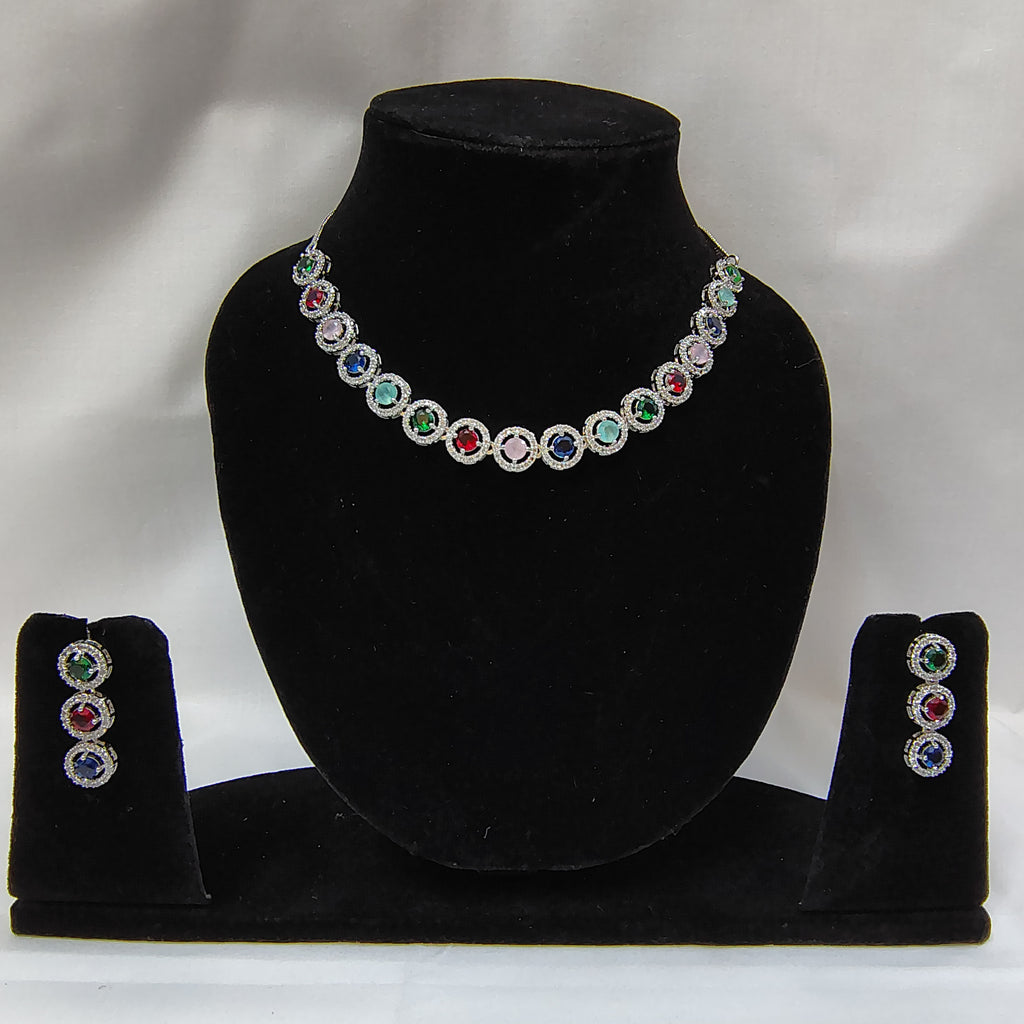 Halo Gleam Round-Cut Set Multicolor