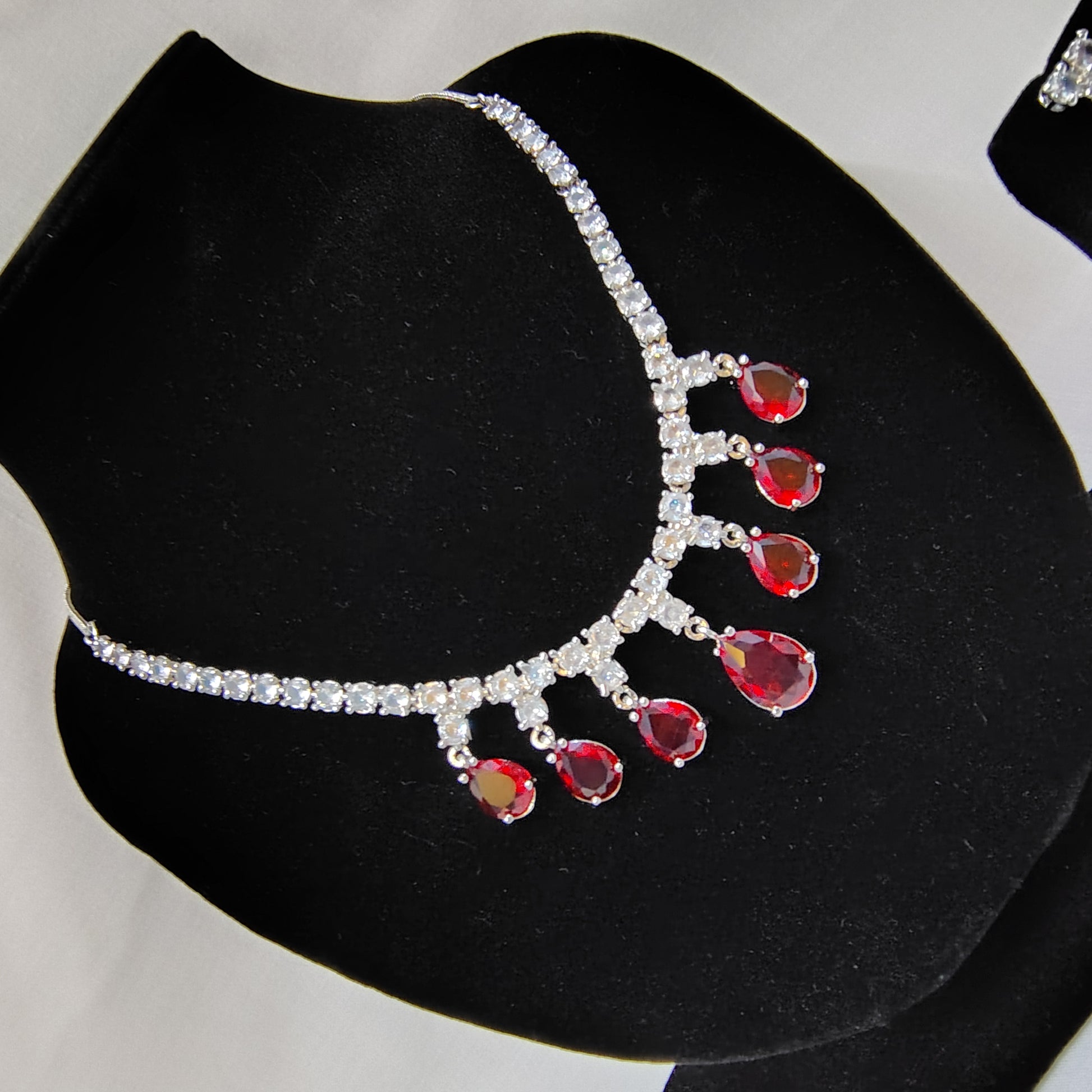 Ruby Dewdrop Elegance Set
