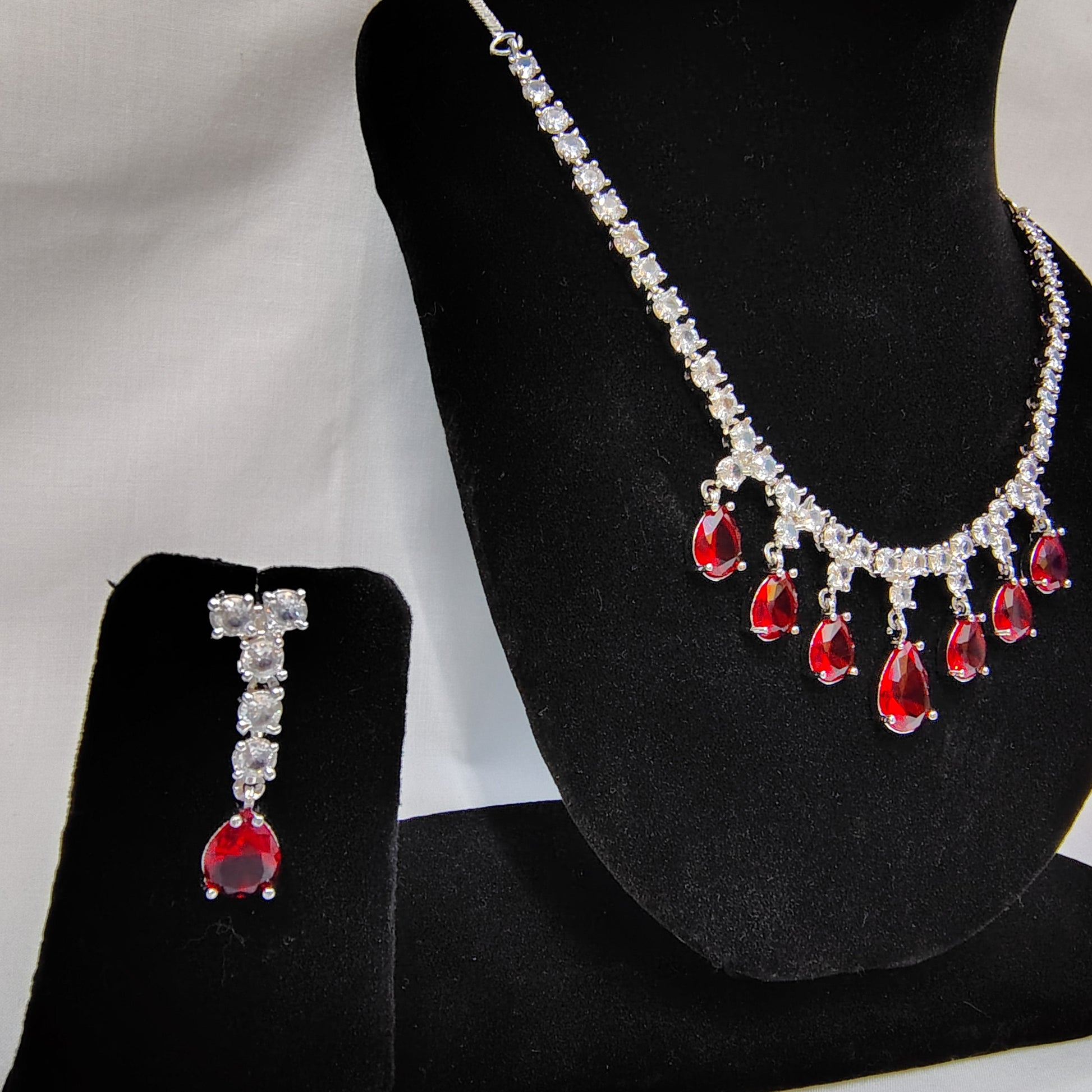 Ruby Dewdrop Elegance Set