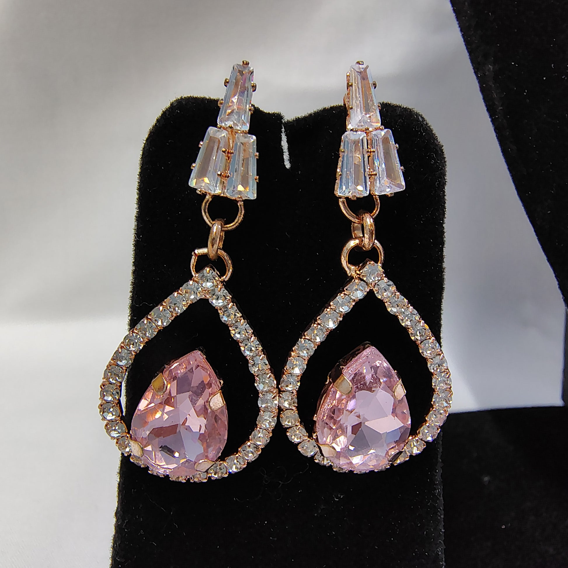 Crown Teardrop Studs