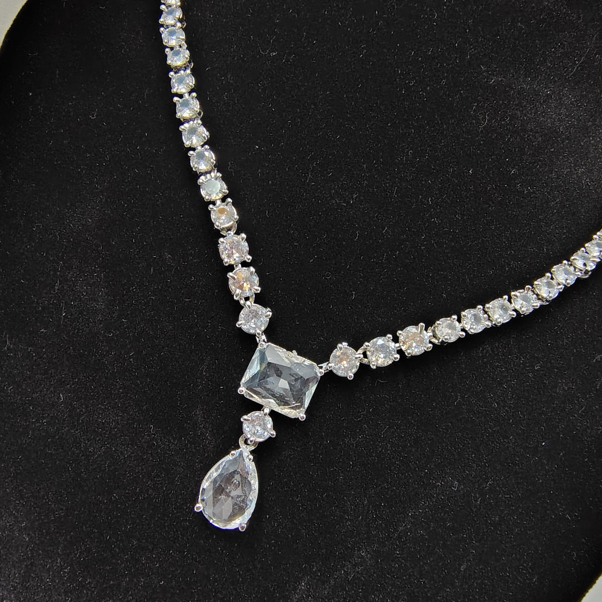 Crystal White A.D. Necklace