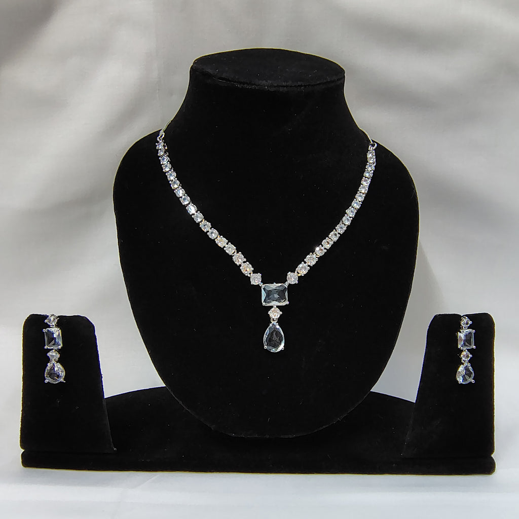 Crystal White A.D. Necklace