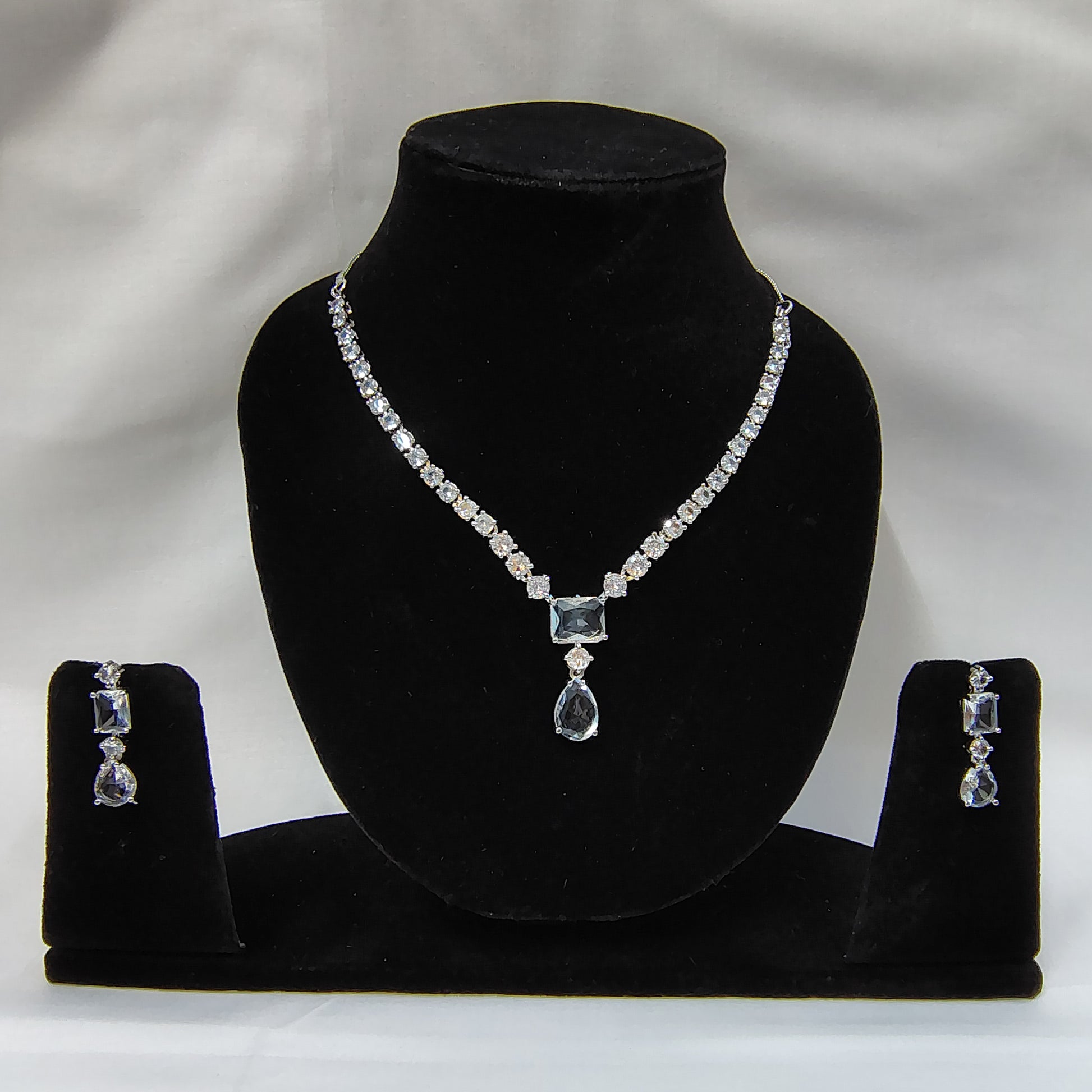 Crystal White A.D. Necklace