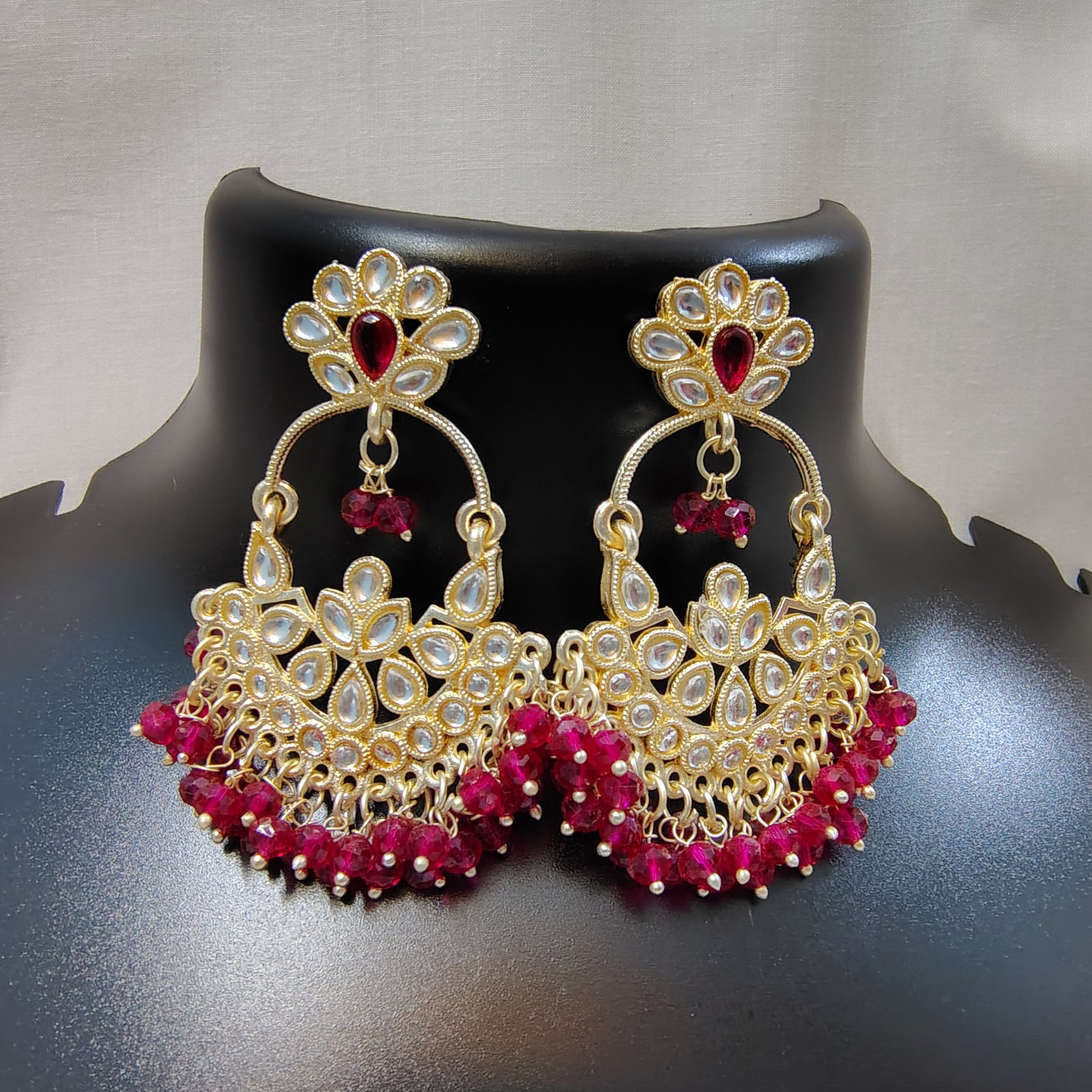 Radiance Kundan Hoops