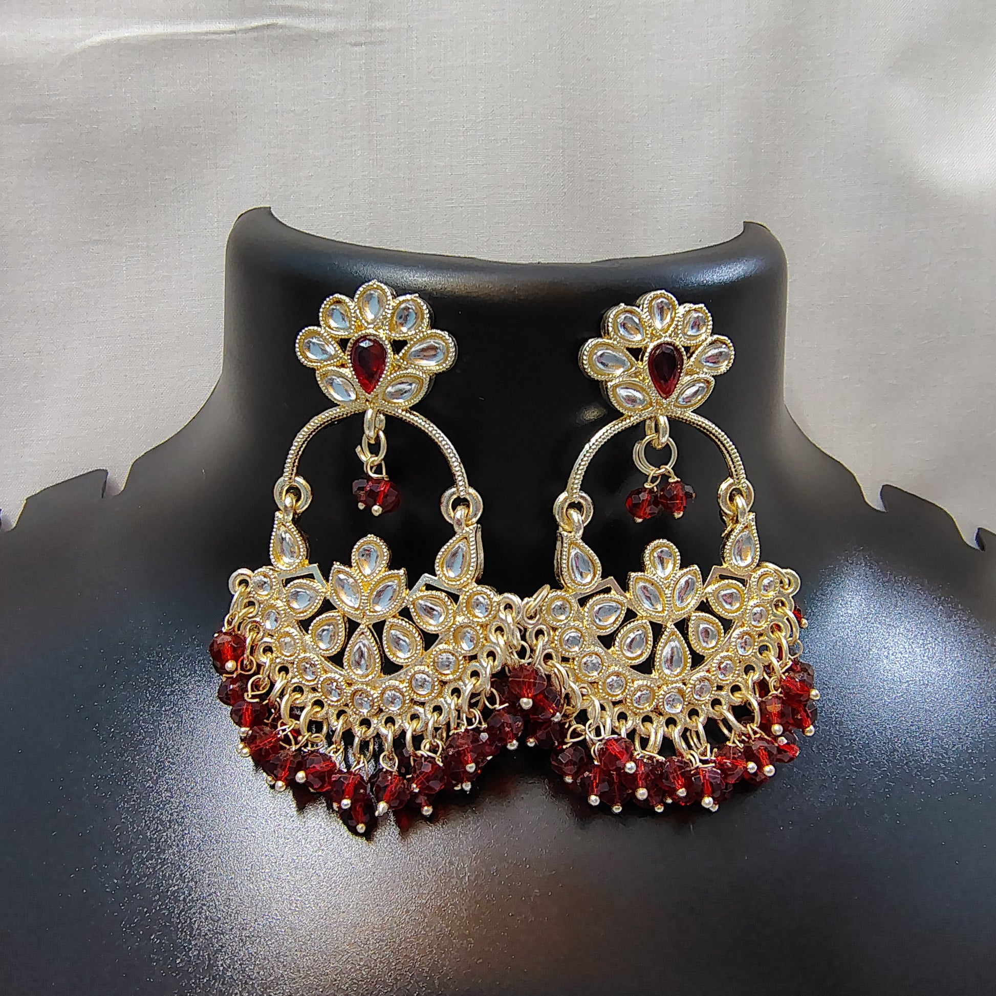 Radiance Kundan Hoops